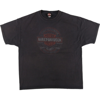 ハーレーダビッドソン(Harley Davidson)の古着 ハーレーダビッドソン Harley-Davidson モーターサイクル バイクTシャツ メンズXXL /eaa457391(Tシャツ/カットソー(半袖/袖なし))