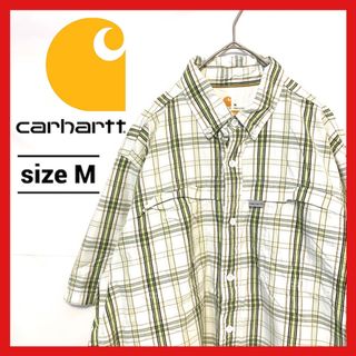 カーハート(carhartt)の90s 古着 カーハート 半袖シャツ チェックシャツ トップス M (シャツ)