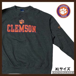 OVB CLEMSON ロゴ刺繍 ワッペン トレーナー スウェット メンズ XL(スウェット)