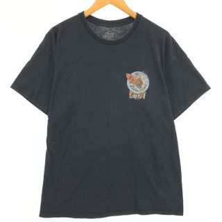 古着 lost ドクロ柄 スカル柄 サーフ スケートTシャツ メンズXL /eaa432448(Tシャツ/カットソー(半袖/袖なし))