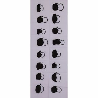 注染手ぬぐい「あひろや10 鉄瓶 黒」(収納/キッチン雑貨)