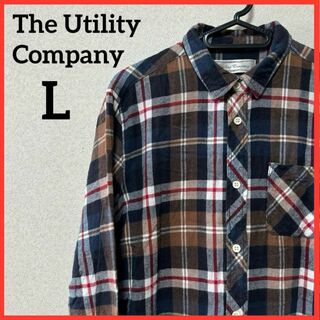 【希少】The Utility Company ネルシャツ チュニック チェック(チュニック)