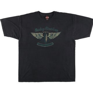 ハーレーダビッドソン(Harley Davidson)の古着 ハーレーダビッドソン Harley-Davidson モーターサイクル バイクTシャツ メンズXL /eaa457301(Tシャツ/カットソー(半袖/袖なし))