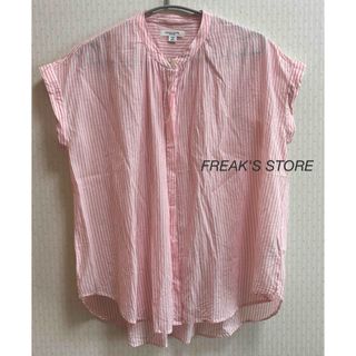 フリークスストア(FREAK'S STORE)のFREAK'S STORE インドボイルフレンチスリーブブラウス　F(シャツ/ブラウス(半袖/袖なし))