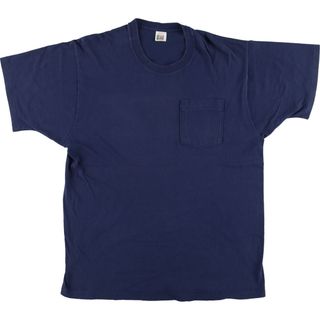 フルーツオブザルーム(FRUIT OF THE LOOM)の古着 90年代 フルーツオブザルーム FRUIT OF THE LOOM 無地ポケットTシャツ USA製 メンズL ヴィンテージ /eaa456926(Tシャツ/カットソー(半袖/袖なし))