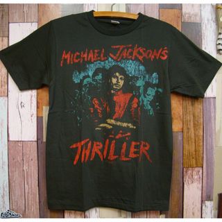 XL★新品マイケルジャクソン【THRILLER】スリラー★Tシャツ(Tシャツ/カットソー(半袖/袖なし))