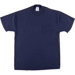 古着 無地ポケットTシャツ USA製 メンズL ヴィンテージ /eaa456939(Tシャツ/カットソー(半袖/袖なし))