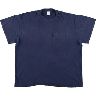 古着 無地ポケットTシャツ メンズXXL /eaa456943(Tシャツ/カットソー(半袖/袖なし))