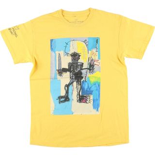 古着 JEAN MICHEL BASQUIAT ジャンミシェルバスキア アートTシャツ メンズS /eaa454576(Tシャツ/カットソー(半袖/袖なし))