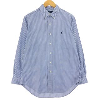 ラルフローレン(Ralph Lauren)の古着 ラルフローレン Ralph Lauren CLASSIC FIT 長袖 ボタンダウンストライプシャツ メンズL /eaa453899(シャツ)