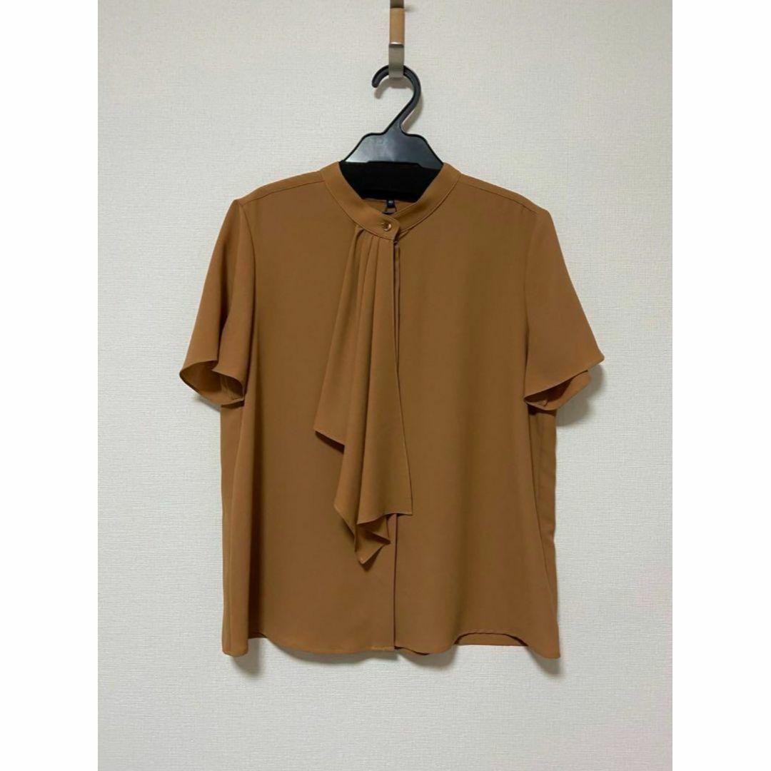 22 OCTOBRE - タグ付き新品★22OCTOBRE バンドカラー フリル ブラウス