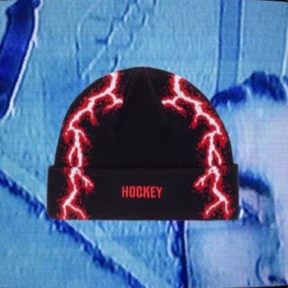 シュプリーム(Supreme)のHOCKEY LIGHTNING BEANIE 新品 ビーニー ニット キャップ(ニット帽/ビーニー)