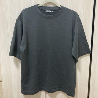 ユニクロ(UNIQLO)のユニクロエアリズムコットンTシャツ　Lサイズ(シャツ)