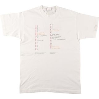 フルーツオブザルーム(FRUIT OF THE LOOM)の古着 90年代 フルーツオブザルーム FRUIT OF THE LOOM プリントTシャツ USA製 メンズM ヴィンテージ /eaa457207(Tシャツ/カットソー(半袖/袖なし))