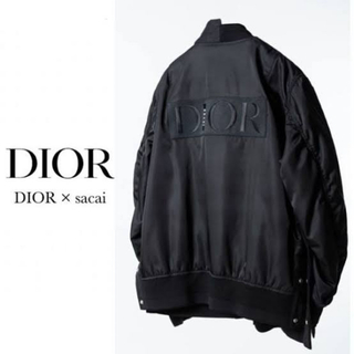 クリスチャンディオール(Christian Dior)のdior sacai ボンバージャケット(ナイロンジャケット)