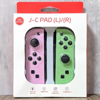 Nintendo Switch - 【新品】ジョイコン 連射 充電口付 Joy-Con パステルカラー PG