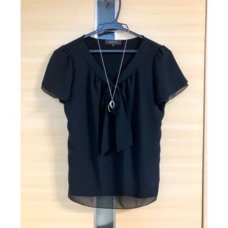 リフレクト(ReFLEcT)の【リフレクト】☆Reflect☆胸元リボン半袖ブラウス ♪size9(シャツ/ブラウス(半袖/袖なし))