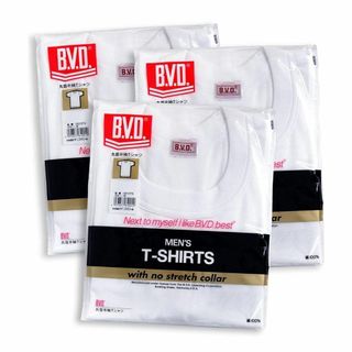 [ビー・ブイ・ディ] BVD GOLD ゴールド 丸首半袖Tシャツ3枚組 綿(シャツ)