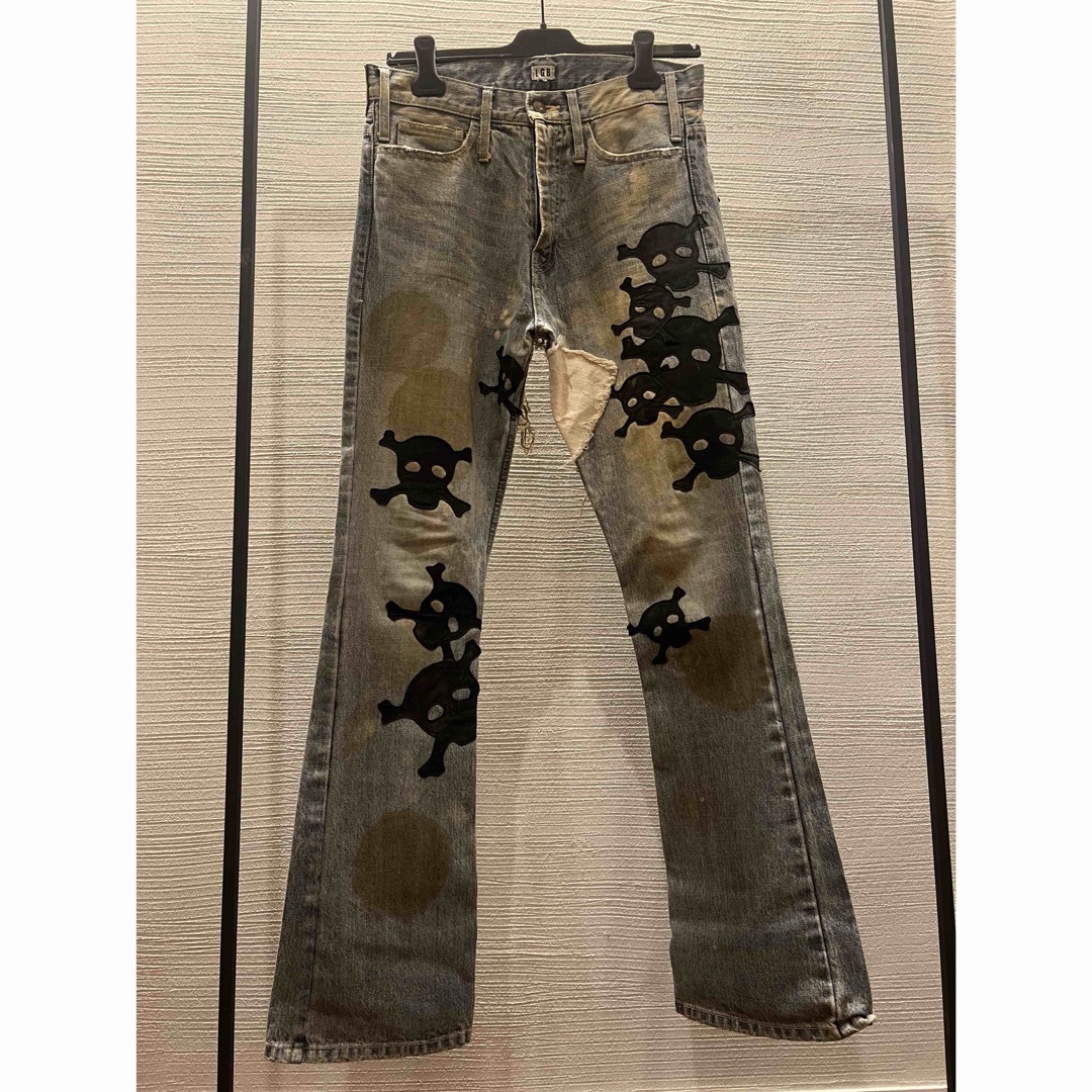 LGB スカルパッチデニム サイズ31 責め LGB スカルパッチデニム サイズ31 責め