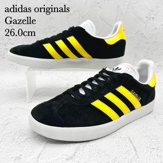 オリジナルス(Originals（adidas）)の【美品】adidas originals ガゼル ブラック イエロー スエード(スニーカー)