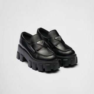 プラダ(PRADA)のプラダ　PRADA　モノリス　ローファー　T40 26CM(ドレス/ビジネス)