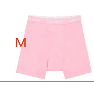 Supremeシュプリームヘインズhanes ボクサーブリーフパンツ ピンク1枚(ボクサーパンツ)