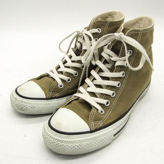 コンバース(CONVERSE)のコンバース スニーカー ハイカット オールスター インヒール HI トープ 5CL365 シューズ 靴 レディース 24サイズ カーキ CONVERSE(スニーカー)