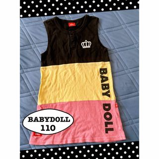 ベビードール(BABYDOLL)の❤️美品❤️ ベビードール ワンピース キッズ 110(ワンピース)