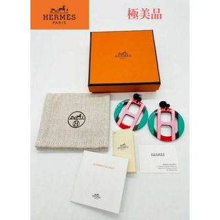 エルメス(Hermes)の【HERMES】未使用品 Hエキップ ピアス バッファローホーン(ピアス)