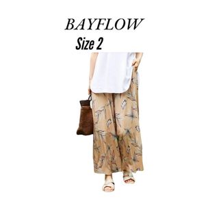 ベイフロー(BAYFLOW)のBAYFLOW(ベイフロー) リラックス　ワイド　カジュアルパンツ　サイズ2(カジュアルパンツ)