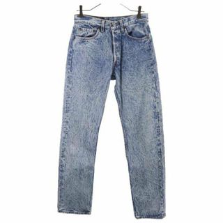 リーバイス(Levi's)のリーバイス 80s USA製 オールド ヴィンテージ ストレートデニムパンツ w31 Levi's ボタンフライ ジーンズ メンズ(デニム/ジーンズ)