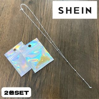 シーイン(SHEIN)のSHEIN シーイン　ネックレス　ゴールド　シルバー　ロザリオ　新品未使用未開封(ネックレス)