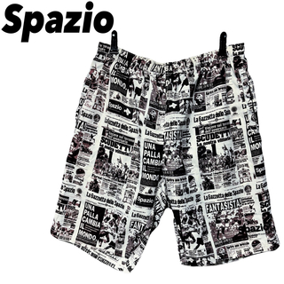 スパッツィオ(Spazio)の【希少】Spazio スパッツィオ メンズ GAZZETA ハーフパンツ 総柄(ショートパンツ)