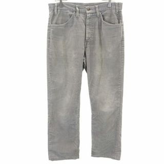 リーバイス(Levi's)のリーバイス 80s スコヴィルジップ ヴィンテージ USA製 コーデュロイパンツ w32 グレー系 Levi's メンズ(その他)