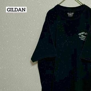 GILDAN ギルダン Tシャツ 半袖 ゆるだぼ スカル ドクロ XL(Tシャツ/カットソー(半袖/袖なし))