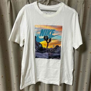 ナイキ(NIKE)の夏T①NIKEナイキ　クルーネットTシャツ　半袖　ホワイト　XL(Tシャツ/カットソー(半袖/袖なし))