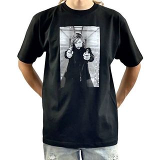 新品 バイオハザード アリス 2丁拳銃 射撃 ミラジョヴォビッチ 映画 Tシャツ(Tシャツ/カットソー(半袖/袖なし))