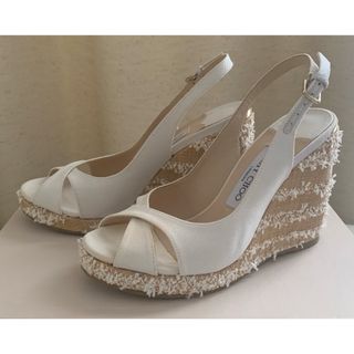 ジミーチュウ(JIMMY CHOO)のジミーチュウ ウェッジサンダル 36(サンダル)