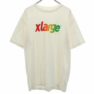 エクストララージ(XLARGE)のエクストララージ プリント 半袖 Tシャツ L ホワイト系 XLARGE メンズ(Tシャツ/カットソー(半袖/袖なし))