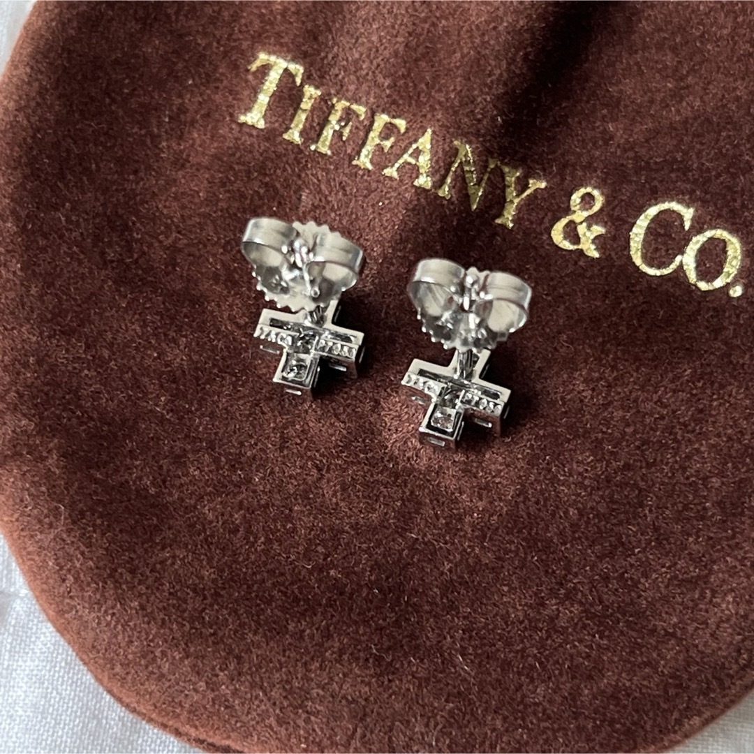 Tiffany & Co. - ティファニー クルーシーフォーム ピアス Pt950 Tiffany & Co. - ティファニー クルーシーフォーム ピアス Pt950