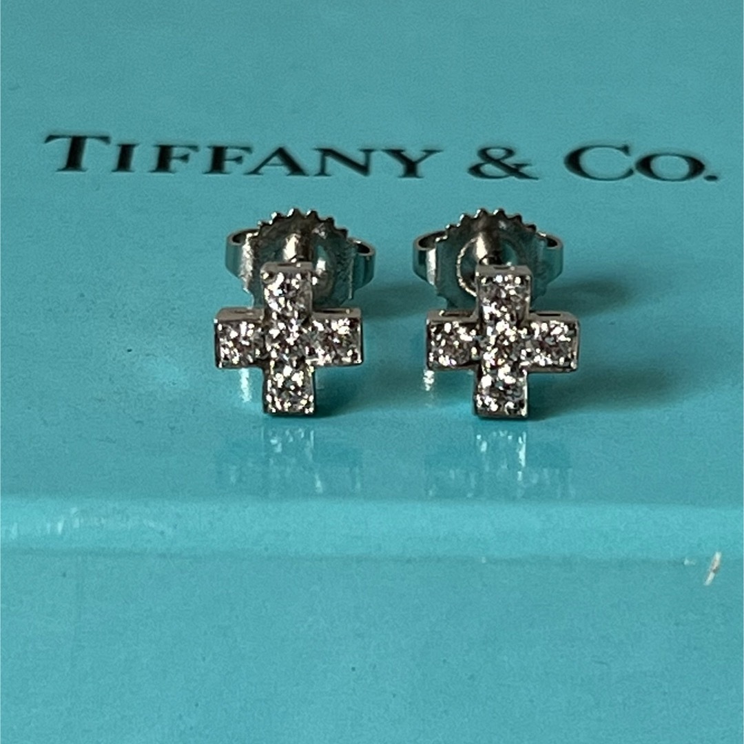 Tiffany & Co. - ティファニー クルーシーフォーム ピアス Pt950 Tiffany & Co. - ティファニー クルーシーフォーム ピアス Pt950