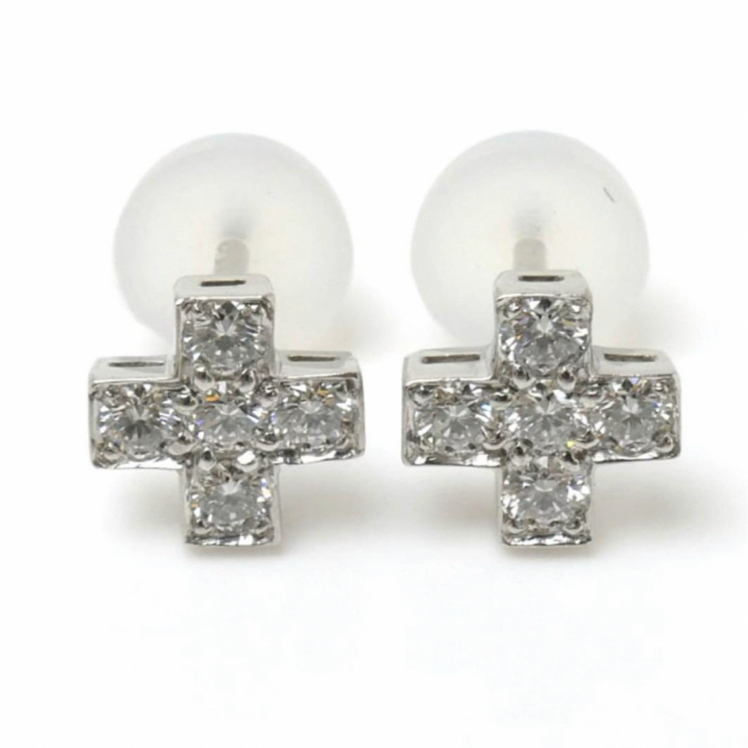 Tiffany & Co. - ティファニー クルーシーフォーム ピアス Pt950 Tiffany & Co. - ティファニー クルーシーフォーム ピアス Pt950