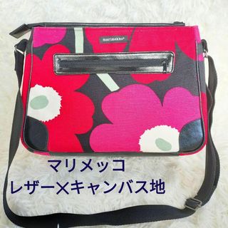 marimekko - マリメッコ　marimekko　ショルダーバッグ　ウニッコ　キャンバス