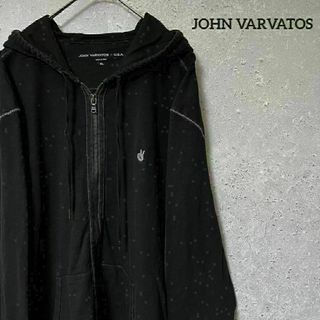 JOHN VARVATOS ジョンバルベイトス パーカー ゆるダボ XL(パーカー)