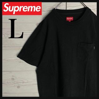 シュプリーム(Supreme)の【超人気定番モデルL】シュプリーム ワンポイント刺繍ロゴ 入手困難 ポケット(Tシャツ/カットソー(半袖/袖なし))