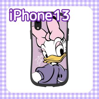 iPhoneケース iPhone13 キャラクター パープル 韓国 紫 新品