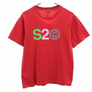 ステューシー(STUSSY)のステューシー 半袖 Tシャツ S 赤 STUSSY メンズ(Tシャツ/カットソー(半袖/袖なし))