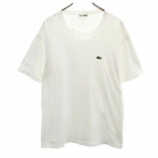 ラコステ(LACOSTE)のラコステ 半袖 Tシャツ 5 ホワイト系 LACOSTE ワンポイント メンズ(Tシャツ/カットソー(半袖/袖なし))