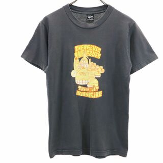 ステューシー(STUSSY)のステューシー プリント 半袖 Tシャツ S グレー系 STUSSY メンズ(Tシャツ/カットソー(半袖/袖なし))