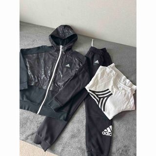 アディダス(adidas)のアディダス　150 3点セット　ジャージ　ブラック(その他)